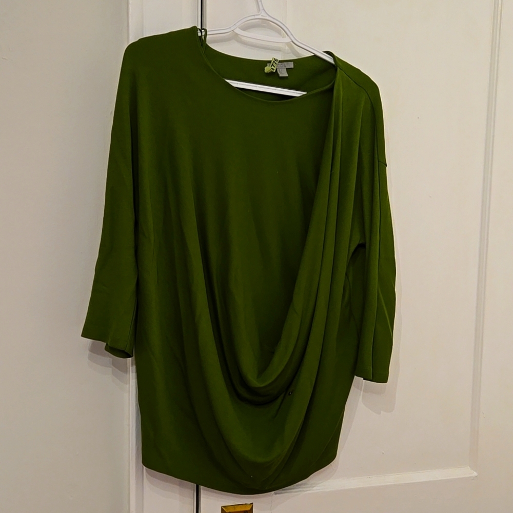 Cos, small, green blouse